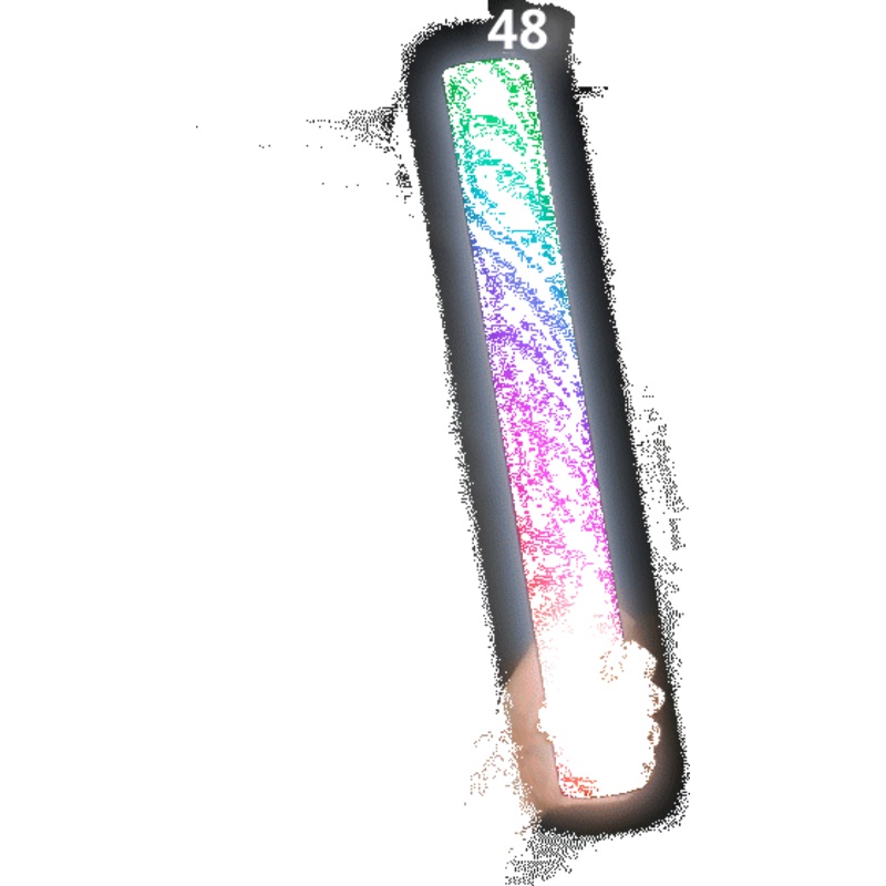 LED Light Up 16 Inch Multicolor Foam Stick Batons - Pack of 48 Sticks