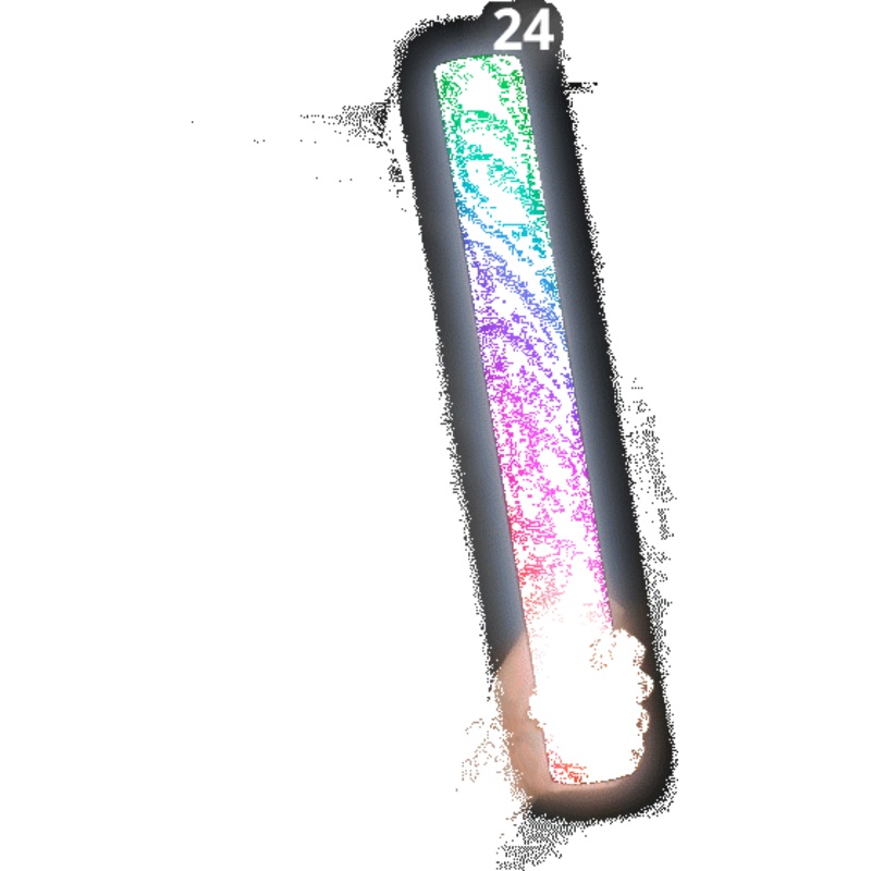 LED Light Up 18 Inch Multicolor Foam Stick Batons - Pack of 24 Sticks