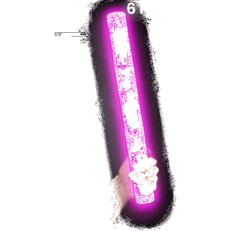 LED Light Up 18 Inch Pink Foam Stick Batons - Pack of 6 Sticks