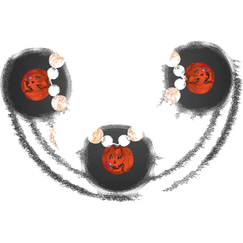 LED Light Up Pumpkin Bead Bracelet 1 Pc