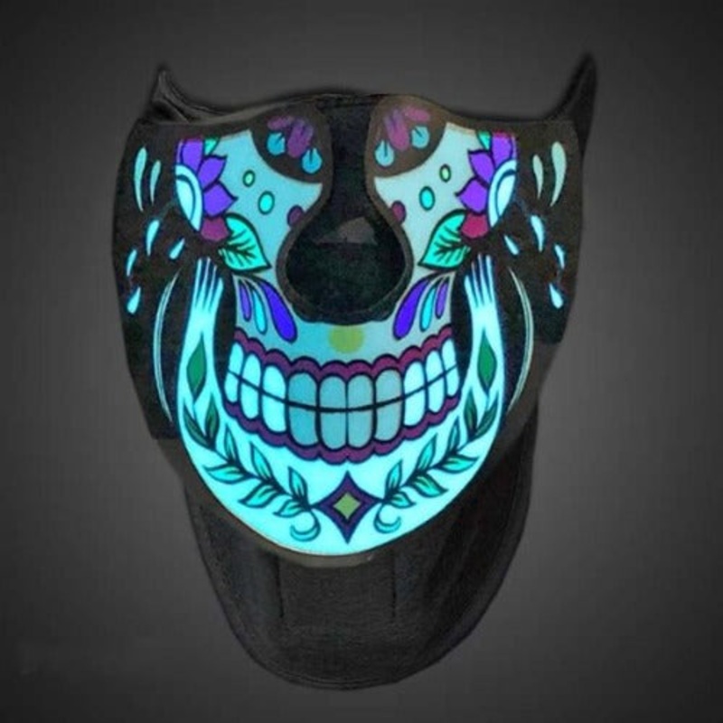 EL Panel Mask Scary Style