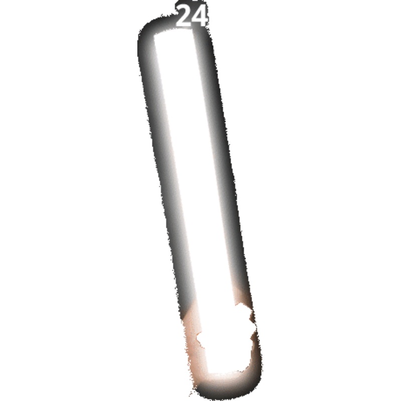 LED Light Up 16 Inch White Foam Stick Batons - Pack of 24 Sticks