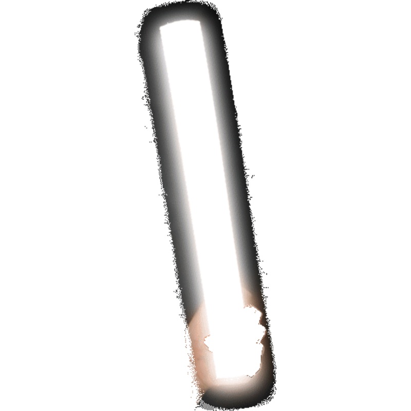 LED Light Up Flashing 16 Inch White Foam Stick Baton