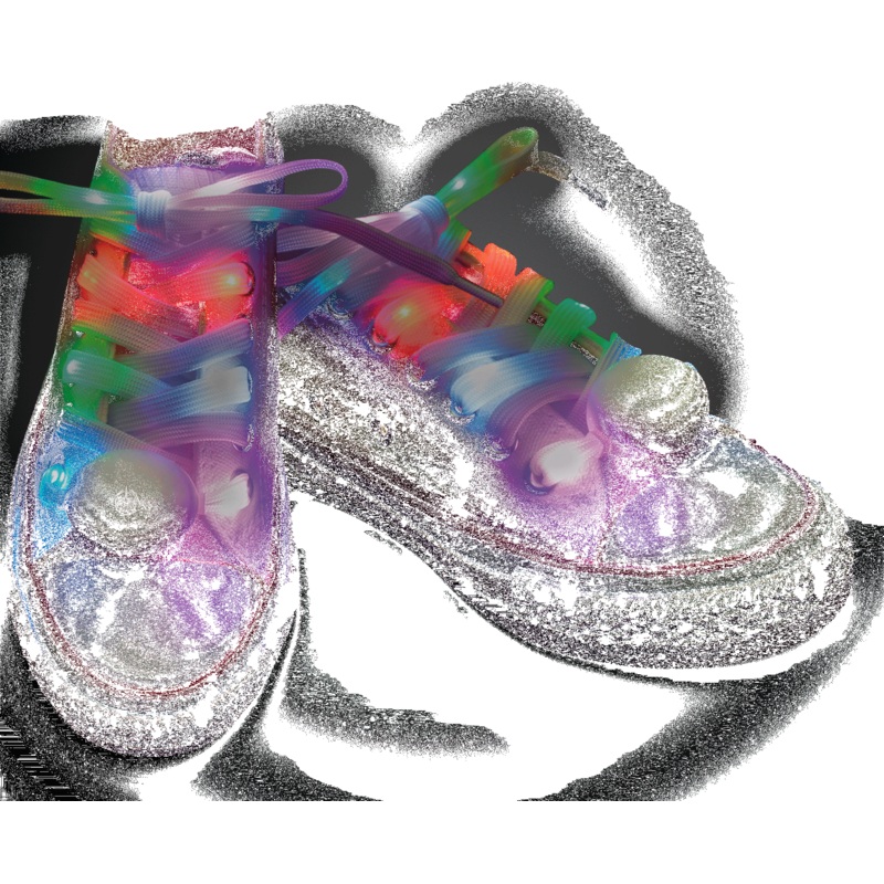 LED Rainbow Shoelaces