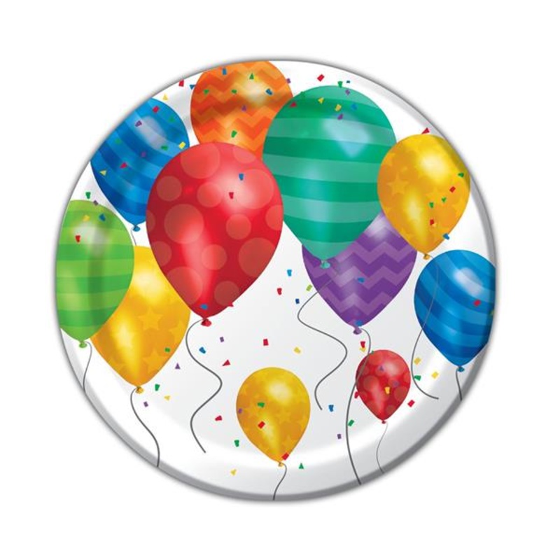 Balloon Blast 7" Plates (8 per pack)