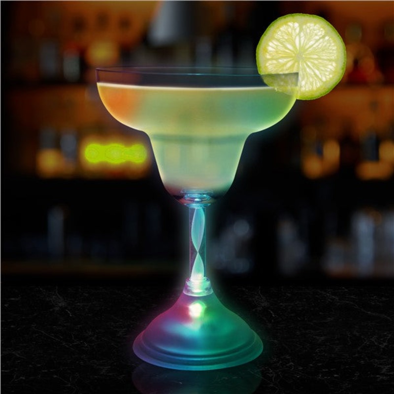 LED 10 oz Margarita Glass