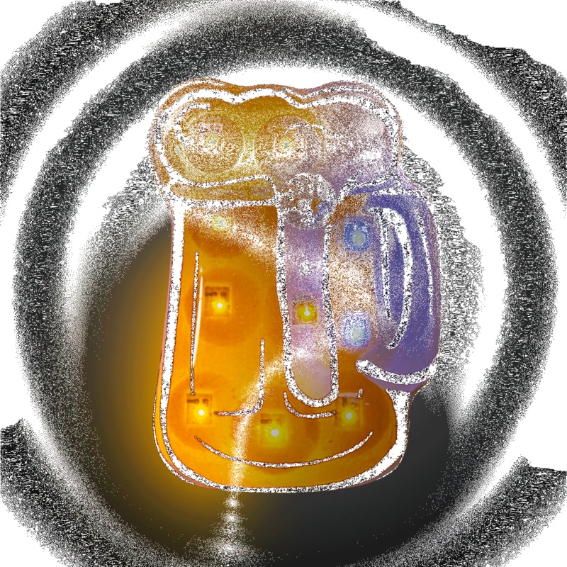 LED Beer Mug Blinkies