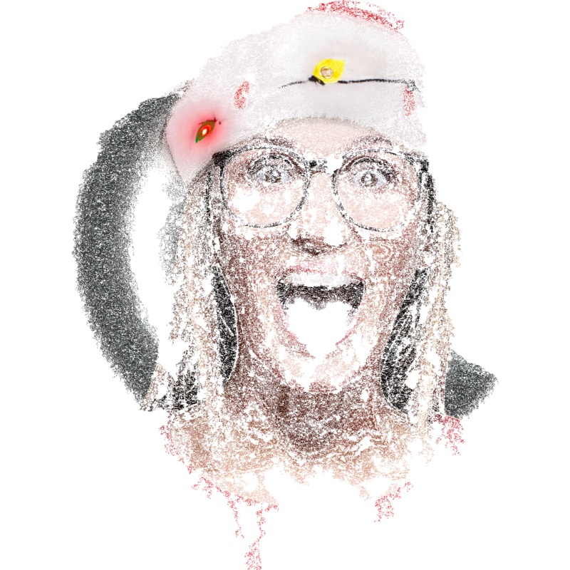 LED Christmas Bulb Santa Hat