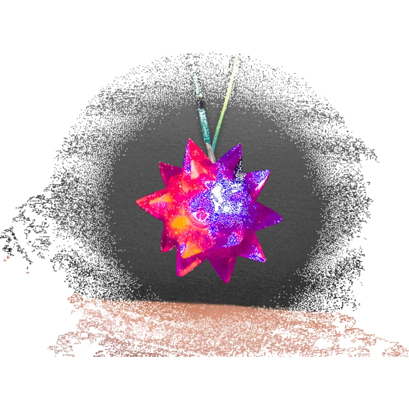 LED Crystal Star Necklaces (12 Per pack)