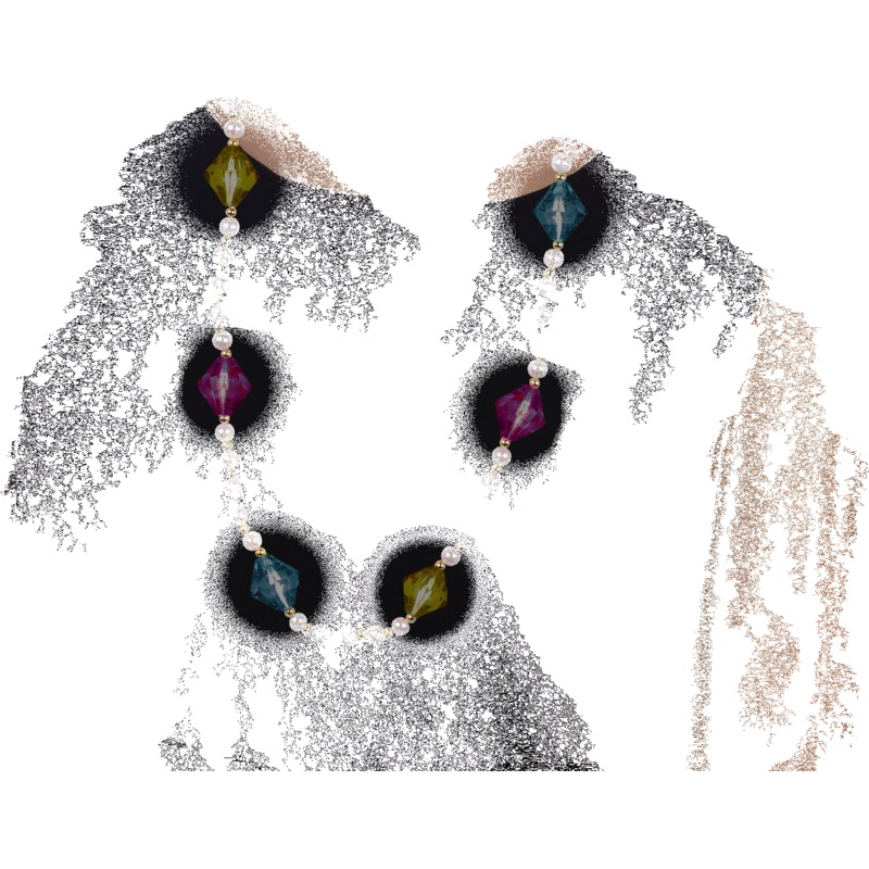 LED Disco Diamonds Bead Necklace