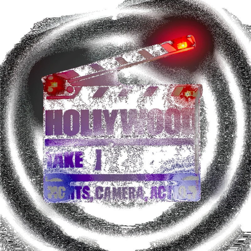 LED Hollywood Clapboard Blinkies (12 Per pack)