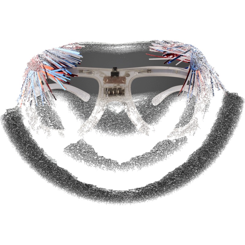 LED Patriotic Stars Sunglasses
