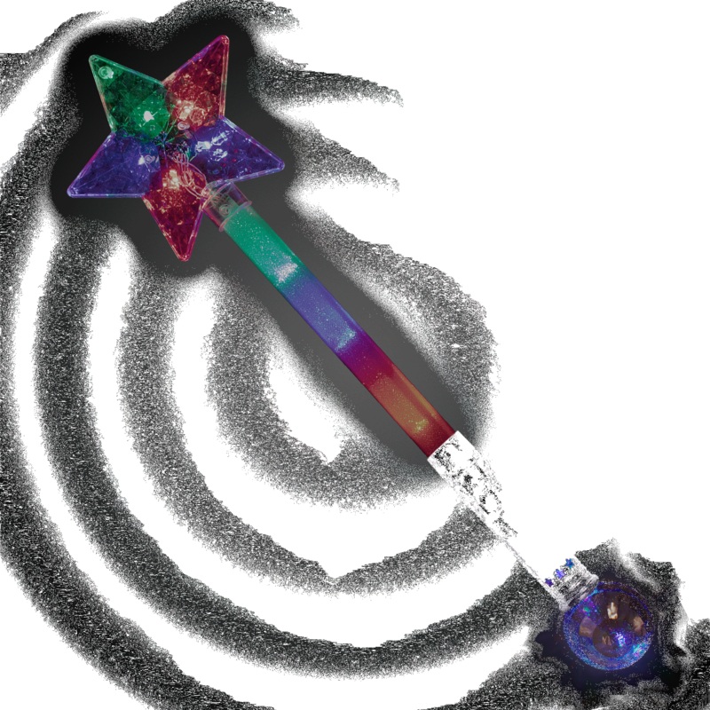 LED Prism Star Wand