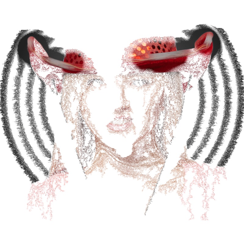 LED Red Sequin Cowboy Hat