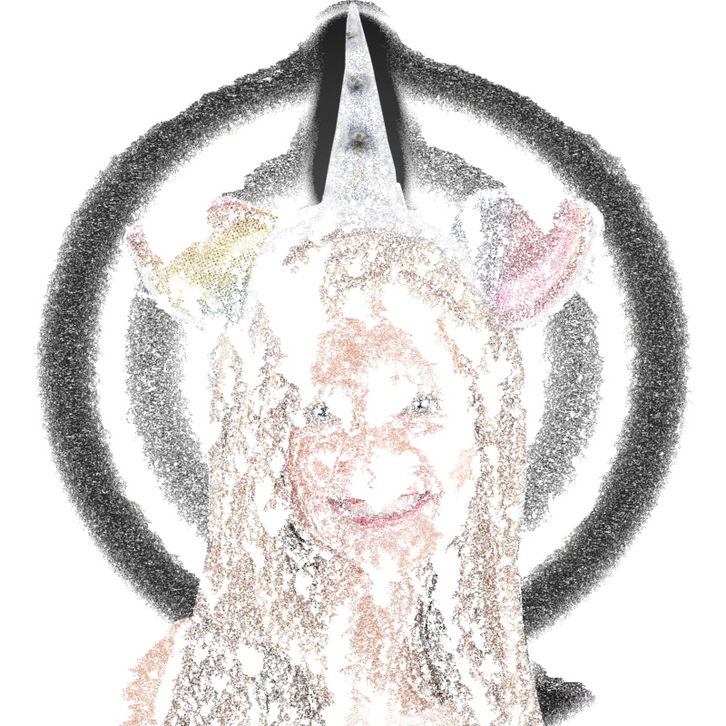 LED White Unicorn Headband