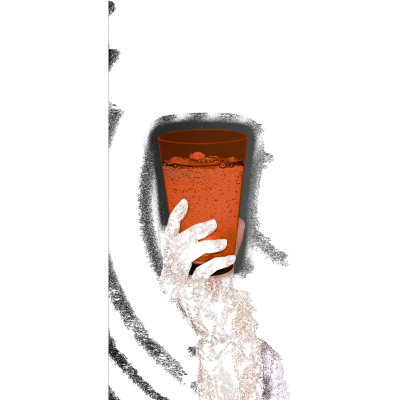 Neon Orange LED 12 oz. Cup