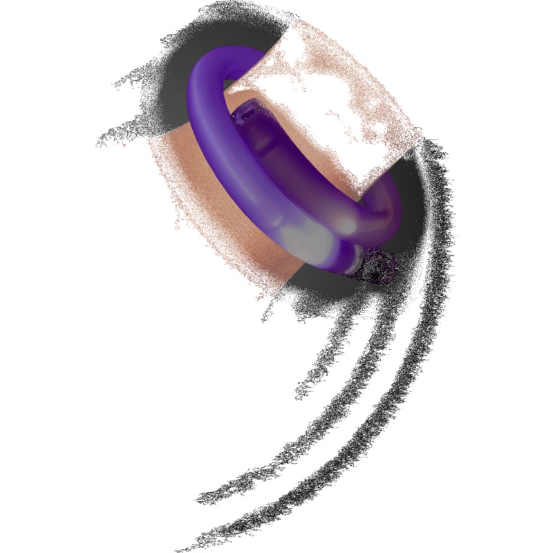 Purple LED Tube Bracelet