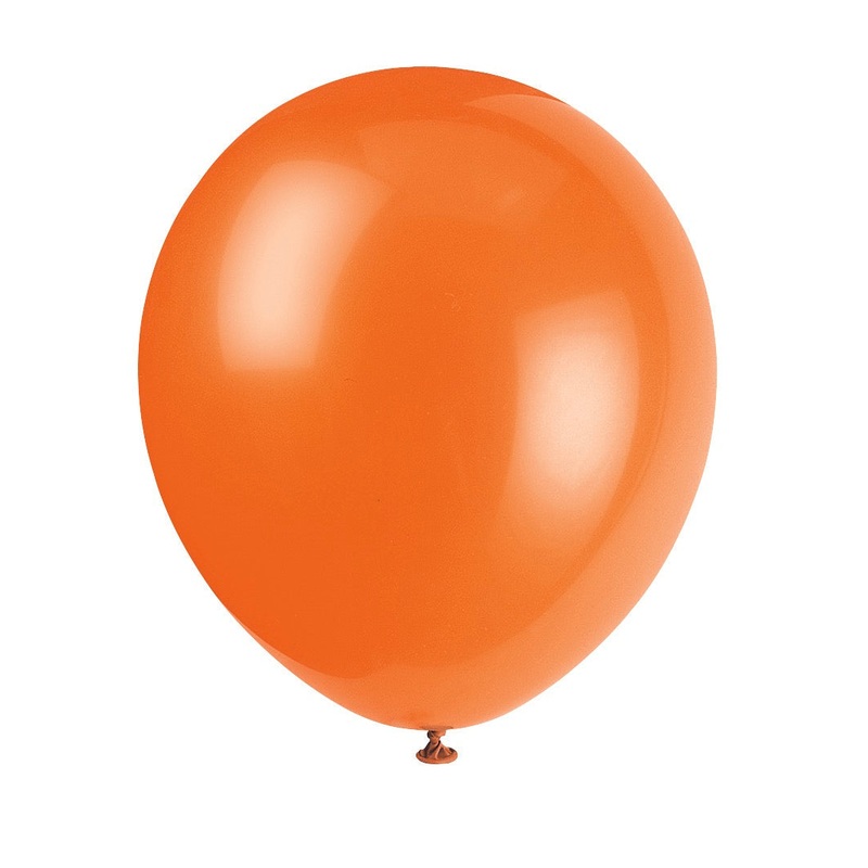 12in Packaged Latex Balloons 72ct - Pumpkin Orange