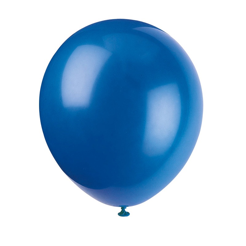 12in Packaged Latex Balloons 72ct - Royal Blue