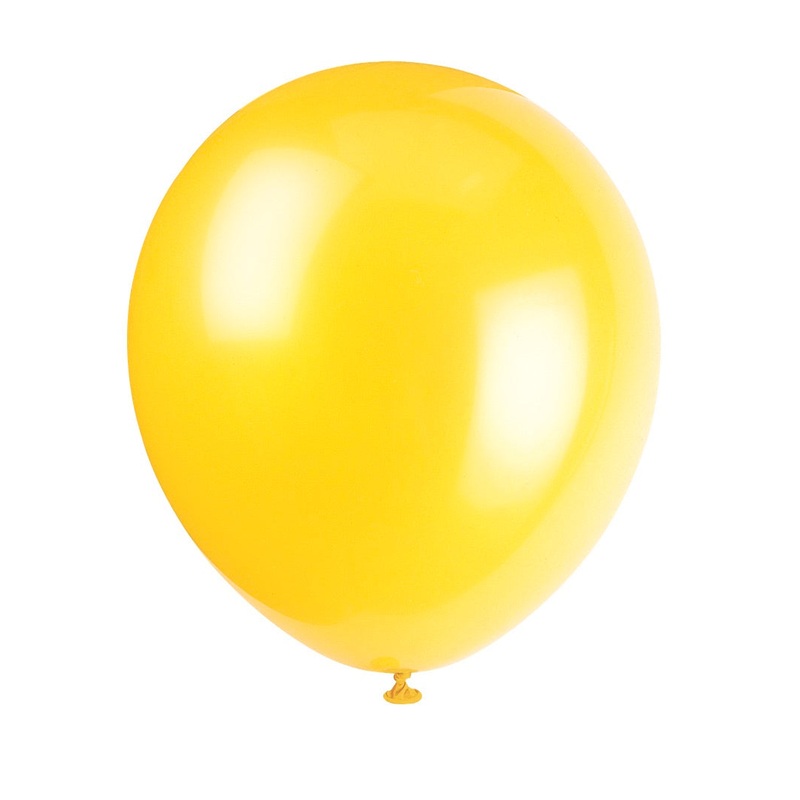 12in Packaged Latex Balloons 72ct - Sunburst Yellow