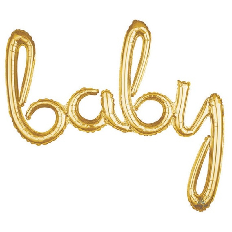 BABY Air-Filled Decoration (Gold)