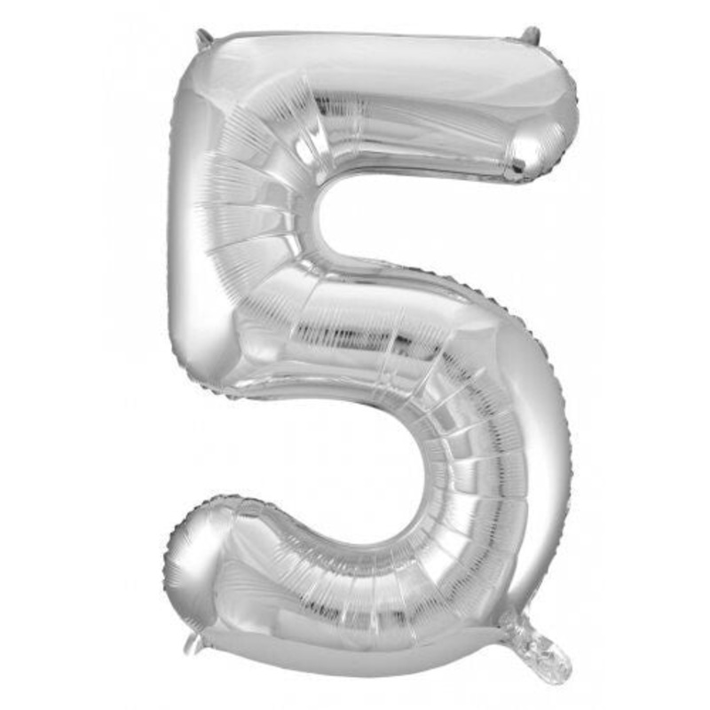 Helium Filled Jumbo Number - 5