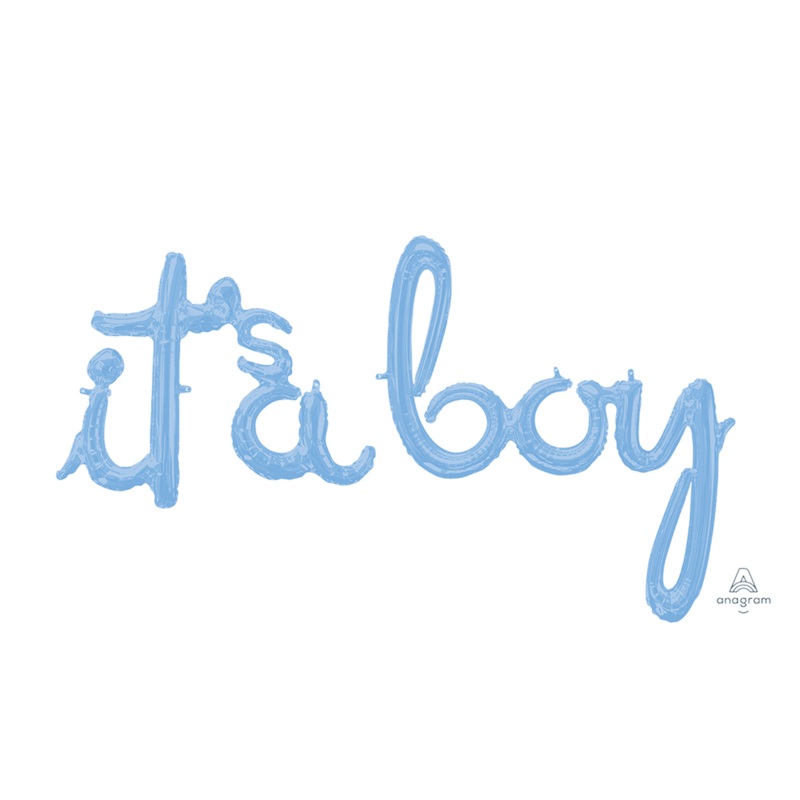 It's A Boy Air-filed decoration (blue)