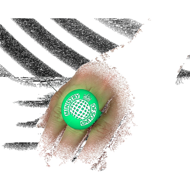 LED Green Flash Glow Rings