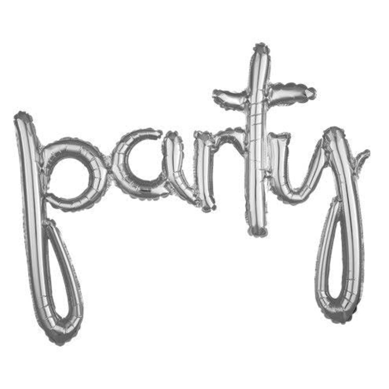 PARTY Phrase script balloon airfilled