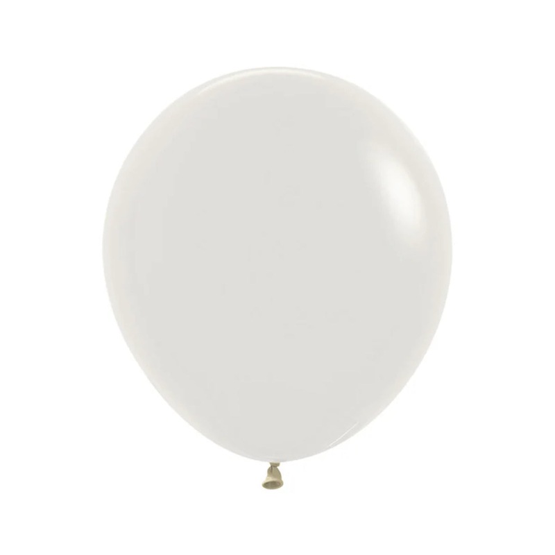 SEMPERTEX PASTEL DUSK CREAM 45CM LATEX BALLOONS (PACK OF 6)