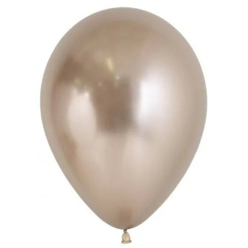 SEMPERTEX REFLEX CHAMPAGNE 30CM LATEX BALLOONS (PACK OF 12)