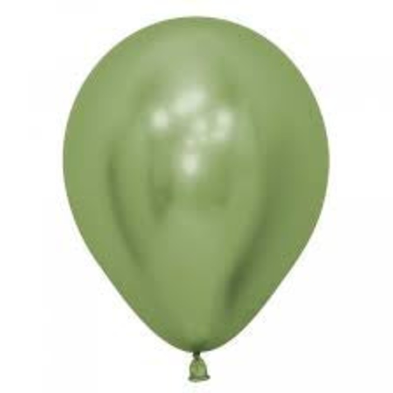 SEMPERTEX REFLEX LIME GREEN 45CM LATEX BALLOONS (PACK OF 6)