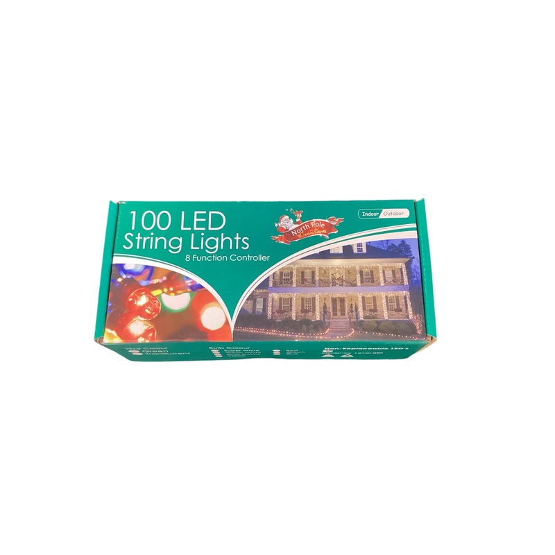 100 LED String Lights 8 Function Controller- Multi Color  10mt