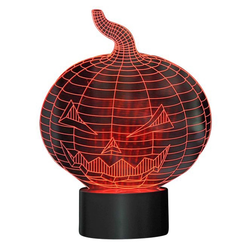 3D LED Light Up Pumpkin, 1 Count