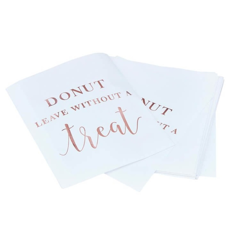 A Touch of Pampas Rose Gold Foiled Treat Bags 20pk