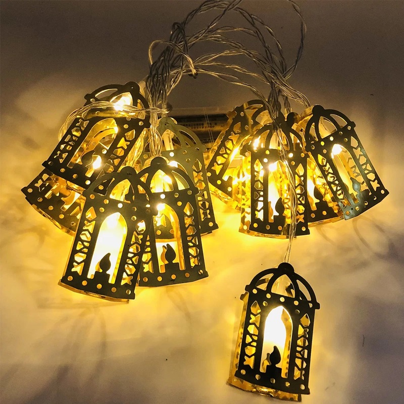 EID LED LIGHT GARLAND  LANTERN 1.65CM