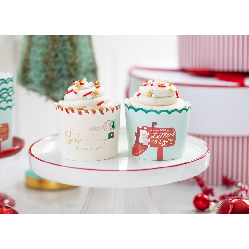 Foiled Dear Santa Baking Cups (50 pcs)