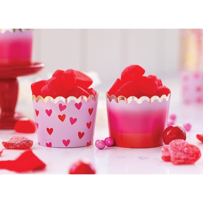 Foiled Ombre Lavender Baking Cups (50 pcs)