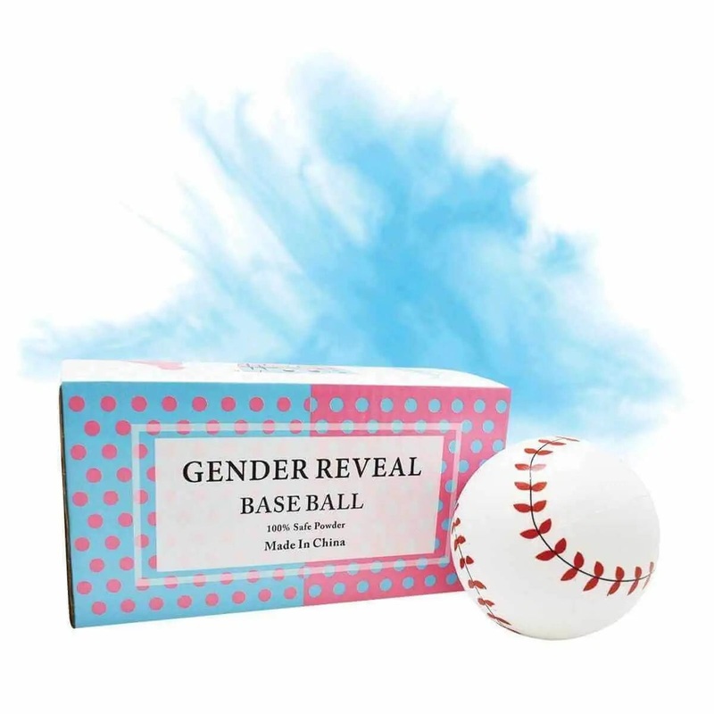 Gender Reveal - Blue Powder-Filled Baseball