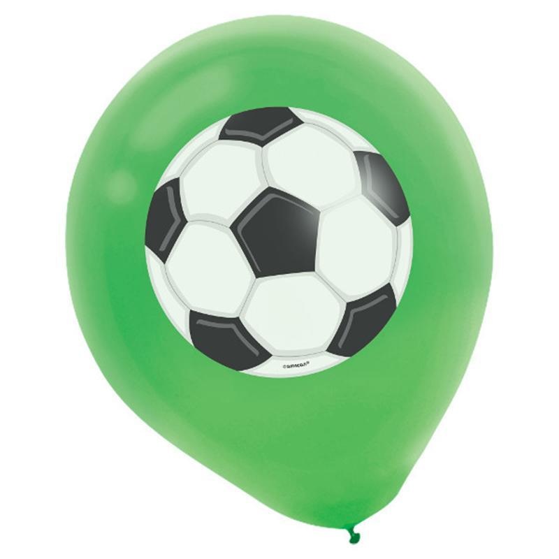 Goal Getter Latex Balloons 12 Inches, 5 per Package
