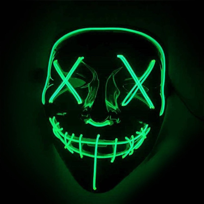 Green LED wire mask