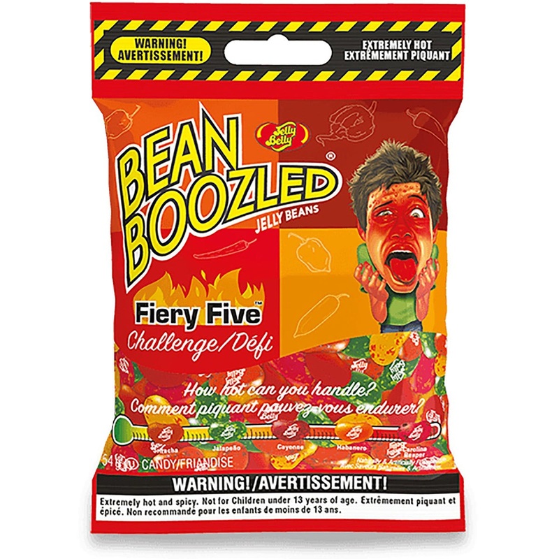 Jelly Belly BeanBoozled Fiery Five Bag, 54g, 1 Count