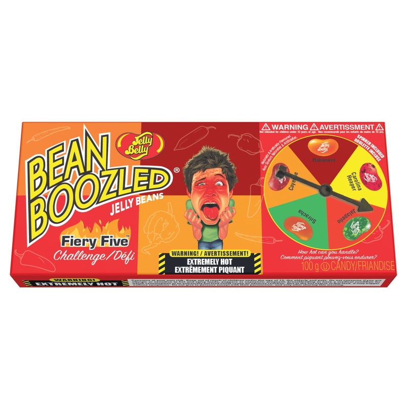 Jelly Belly BeanBoozled Fiery Five Spinner Box, 100g, 1 Count