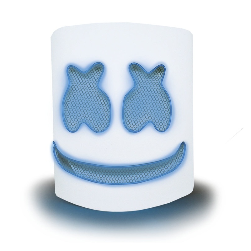 Light-up LED DJ Marshmello Mask, Assortment, 1 Count