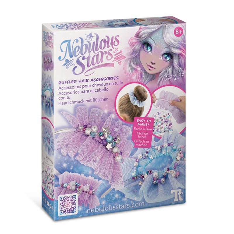 Nebulous Stars Estrelia Ruffled Hair Accessories, 3 Count