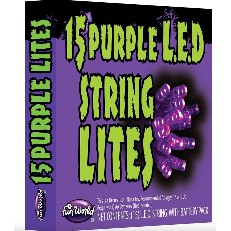 Ruban De 15 Lumire Led - Mauve