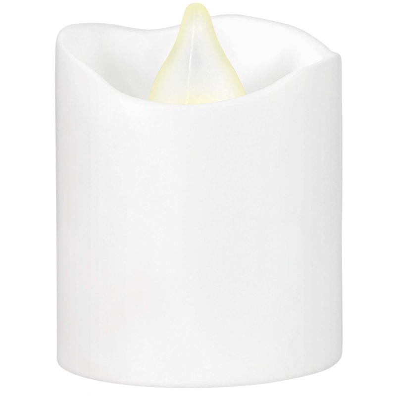 White LED Votives Candles 6pcs