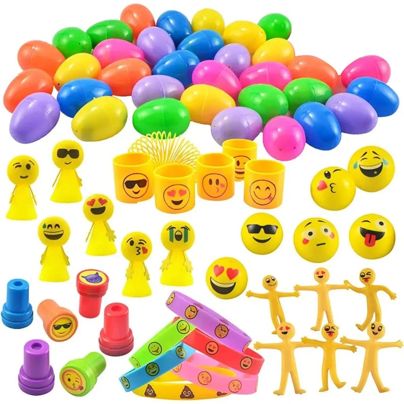 36Pcs Iconic Expression Toys Prefilled Easter Eggs