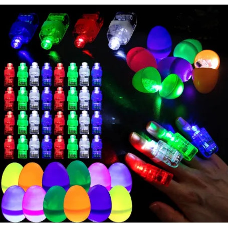 48Pcs Finger Lights Prefilled Easter Eggs 2.45in