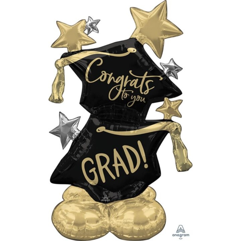 51" Congrats to You Grad AirLoon Air Filled Mylar